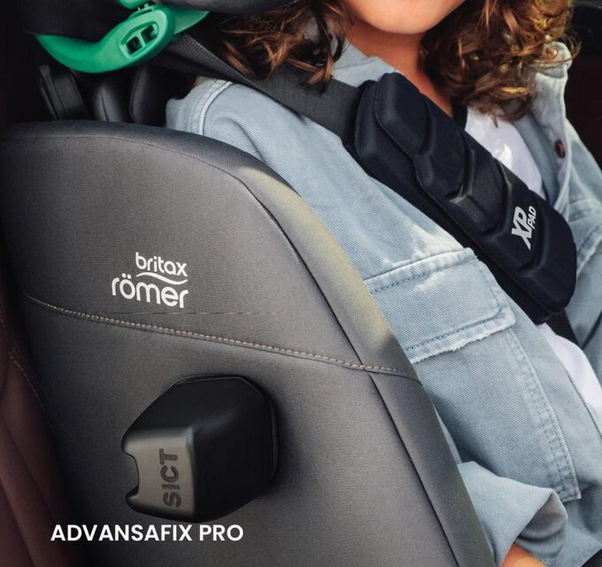 KINDERAUTOSITZ Advansafix Pro  - Greige/Hellgrau, Basics, Kunststoff/Textil (44/60/48cm) - Britax Römer