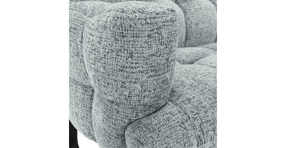 SITZBANK in Textil Mintgrün  - Schwarz/Mintgrün, Design, Textil/Metall (200/91/78cm) - Novel