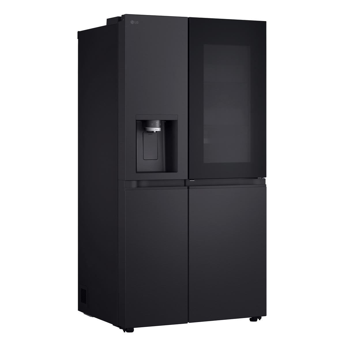 SIDE-BY-SIDE 91.3/179/73.5 cm GSXE90EVDD  - Schwarz, Basics, Glas/Kunststoff (91.3/179/73.5cm) - LG