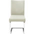 SCHWINGSTUHL in Leder, Metall Chromfarben, Creme - Chromfarben/Creme, Design, Leder/Metall (47/95/59cm) - Novel SCHWINGSTUHL in Leder, Metall Chromfarben, Creme - Chromfarben/Creme, Design, Leder/Metall (47/95/59cm) - Novel