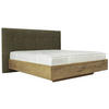 BOXSPRINGBETT 180/200 cm  in Waldgrün, Wildeiche  - Waldgrün/Wildeiche, Natur, Holz/Textil (180/200cm) - Valnatura