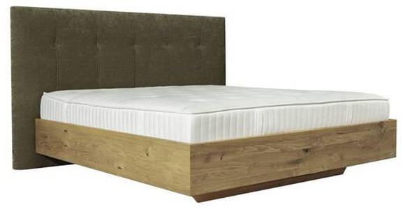 BOXSPRINGBETT 160/200 cm  in Waldgrün, Wildeiche  - Waldgrün/Wildeiche, Natur, Holz/Textil (160/200cm) - Valnatura