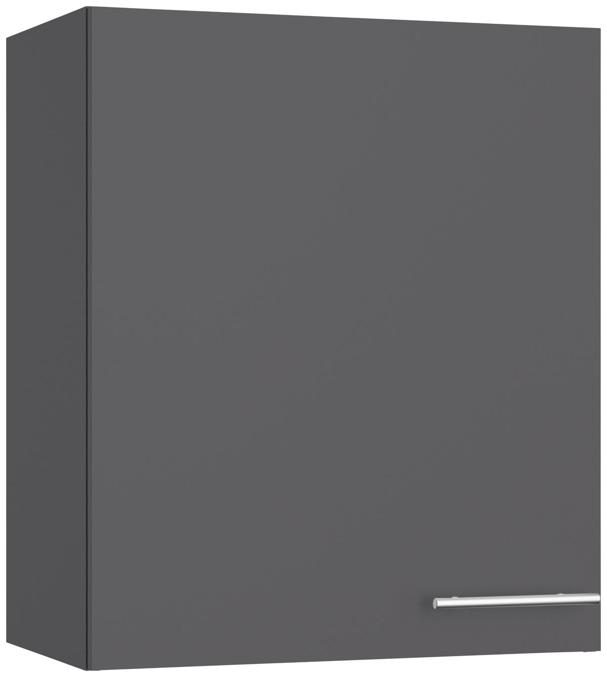 KÜCHENBLOCK 270 cm   in Anthrazit  - Edelstahlfarben/Eichefarben, Basics, Holzwerkstoff/Metall (270cm) - Optifit