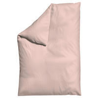 BETTDECKENBEZUG WOVEN SATIN Makosatin 135-140/200 cm  - Hellrosa, Basics, Textil (135-140/200cm) - Schlafgut