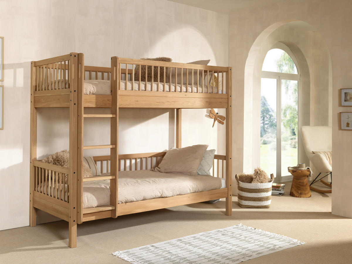 ETAGENBETT 90/200 cm Naturfarben  - Naturfarben, MODERN, Holz (90/200cm) - MID.YOU