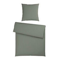 BETTWÄSCHE 2-teilig Dobby Satin 155/220 cm  - Mintgrün, KONVENTIONELL, Textil (155/220cm) - Novel