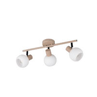 STRAHLER R86373043 BOBA 45,00/18,5/10,00 cm  - Beigebraun/Weiß, Design, Glas/Metall (45,00/18,5/10,00cm)