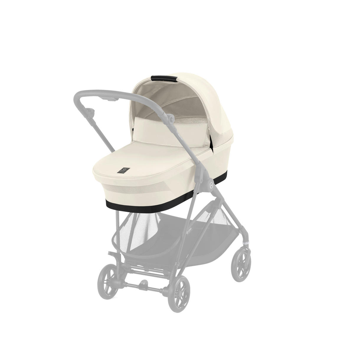 LIEGEWANNE Melios  - Weiß, Basics, Textil (84.5/33/20cm) - cybex GOLD
