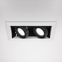 DECKENLEUCHTE    24,5/12,5/7 cm  - Weiss, Trend, Metall (24,5/12,5/7cm) - MAYTONI