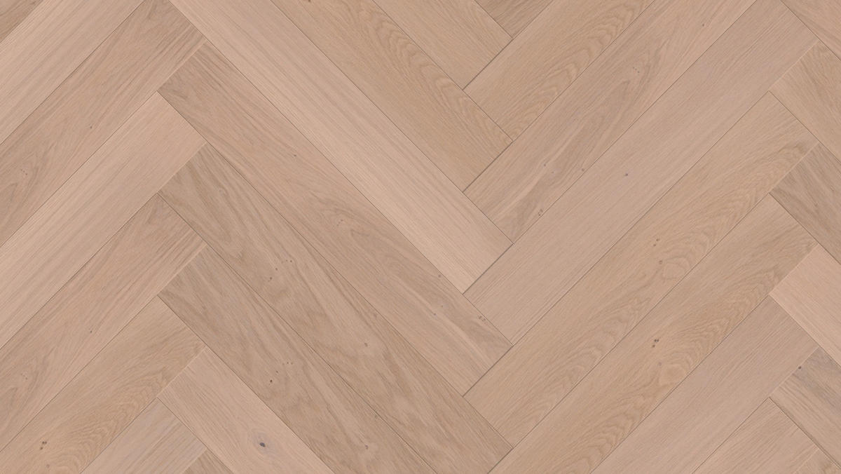 FISCHGRÄT Eiche Kaschmir Stab 750  per  m² - Eichefarben, Design, Holz (75/12,5/0,93cm) - Weitzer Parkett