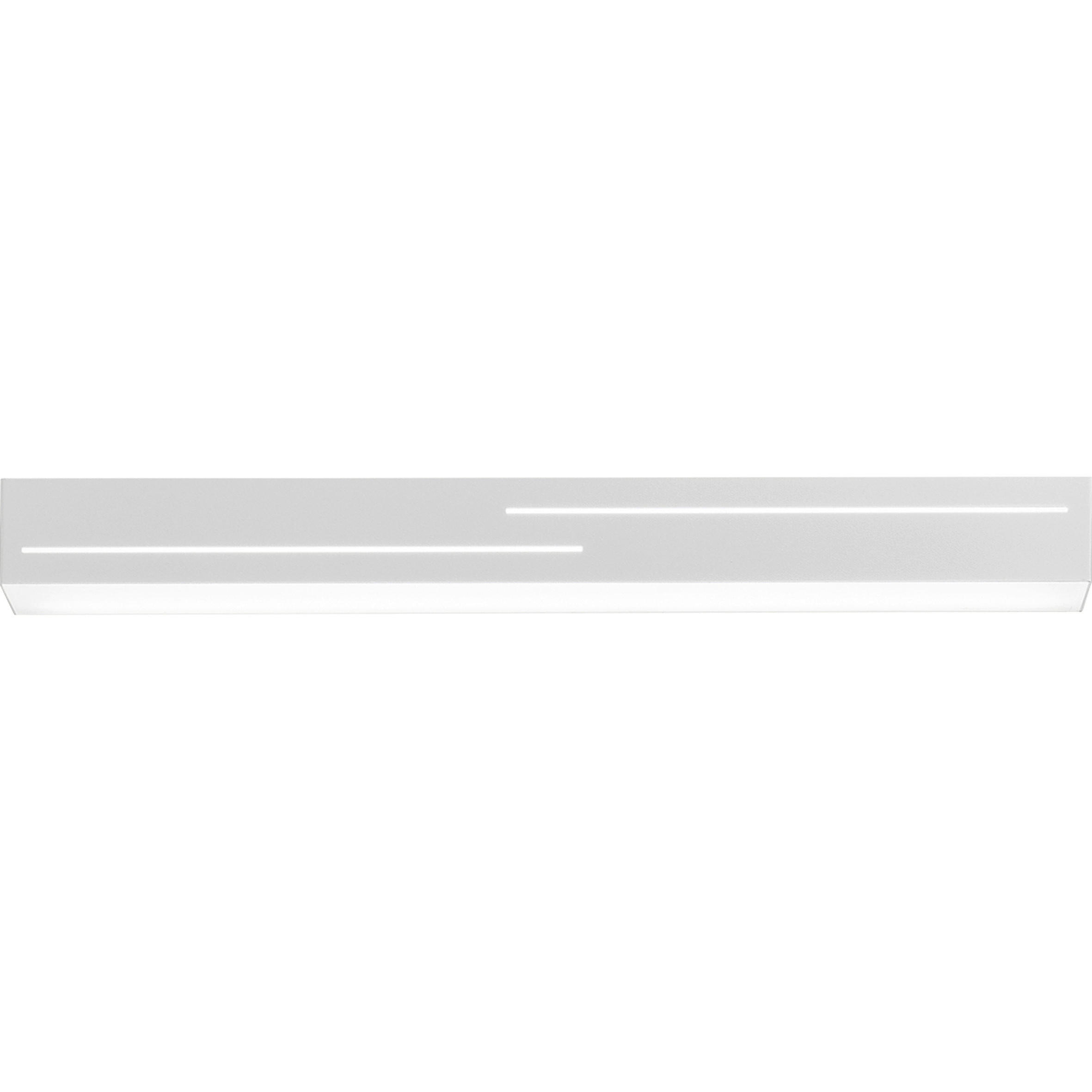 LED-WANDLEUCHTE Banny 50,5/7/5 cm   - Weiß, Basics, Kunststoff/Metall (50,5/7/5cm) - Fabas Luce