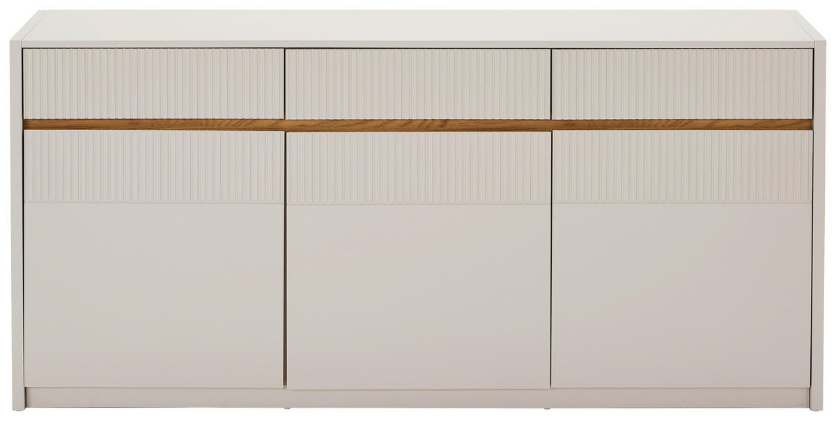 SIDEBOARD  173/80/40 cm 3 Schublade(n)  - Kaschmir/Eichefarben, Trend, Holzwerkstoff (173/80/40cm) - Xora