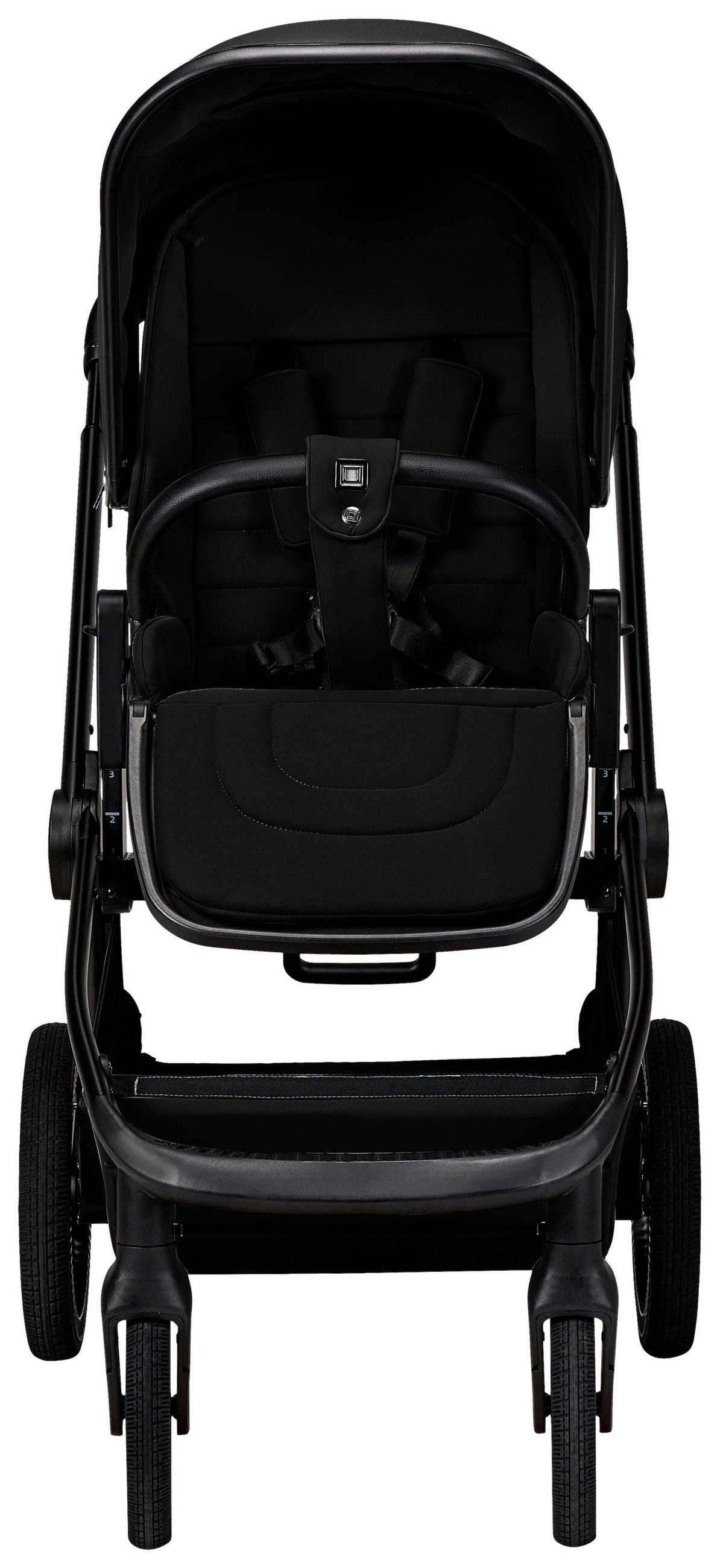 KOMBIKINDERWAGEN  Resea 2.0  Onyx  - Schwarz, Basics, Textil (96/57/114cm) - Moon