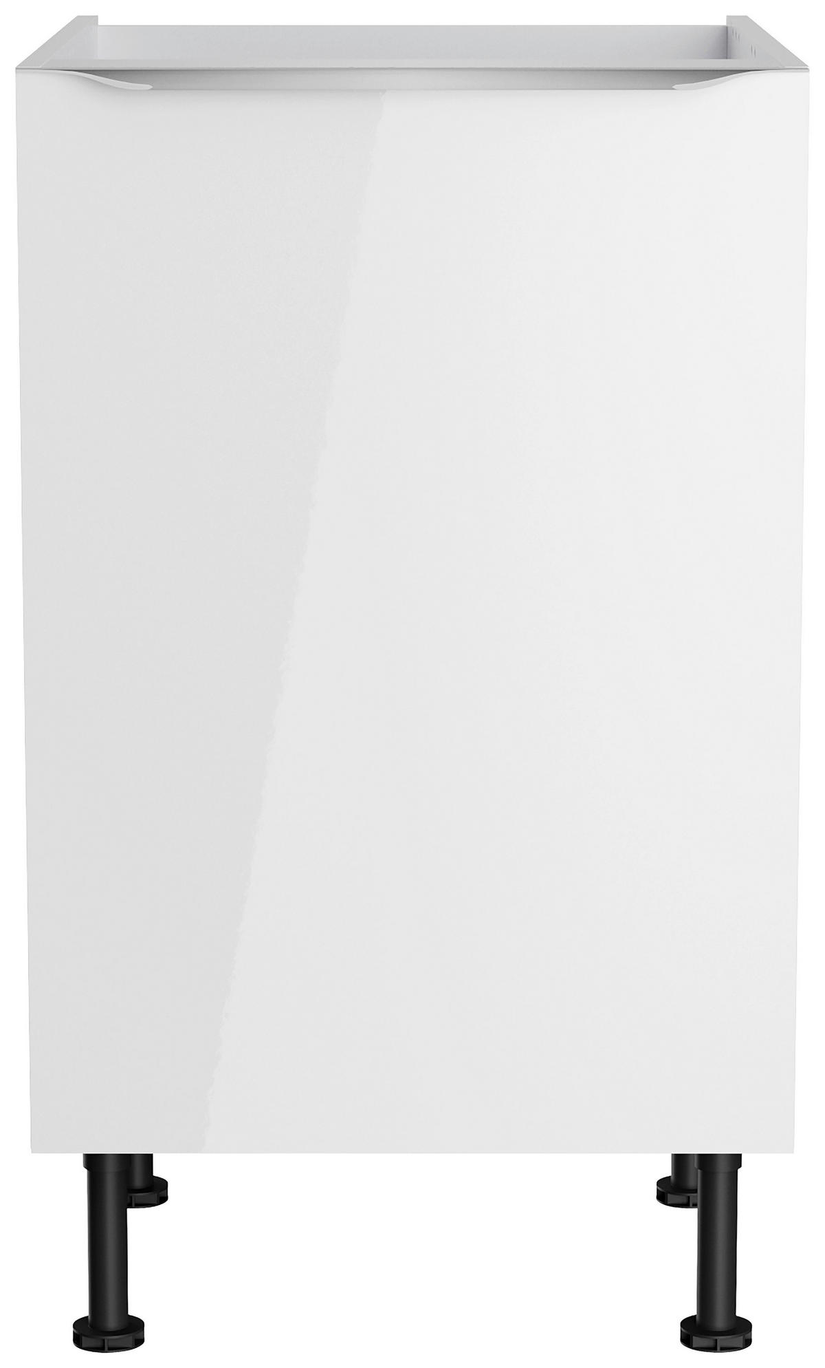 ECKKÜCHE 270/200 cm  in Weiß, Weiß Hochglanz  - Edelstahlfarben/Weiß Hochglanz, Basics, Holzwerkstoff/Metall (270/200cm) - Optifit