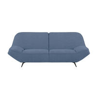 3-SITZER-SOFA in Chenille Blau  - Blau, Design, Textil (223/87/96cm) - MID.YOU