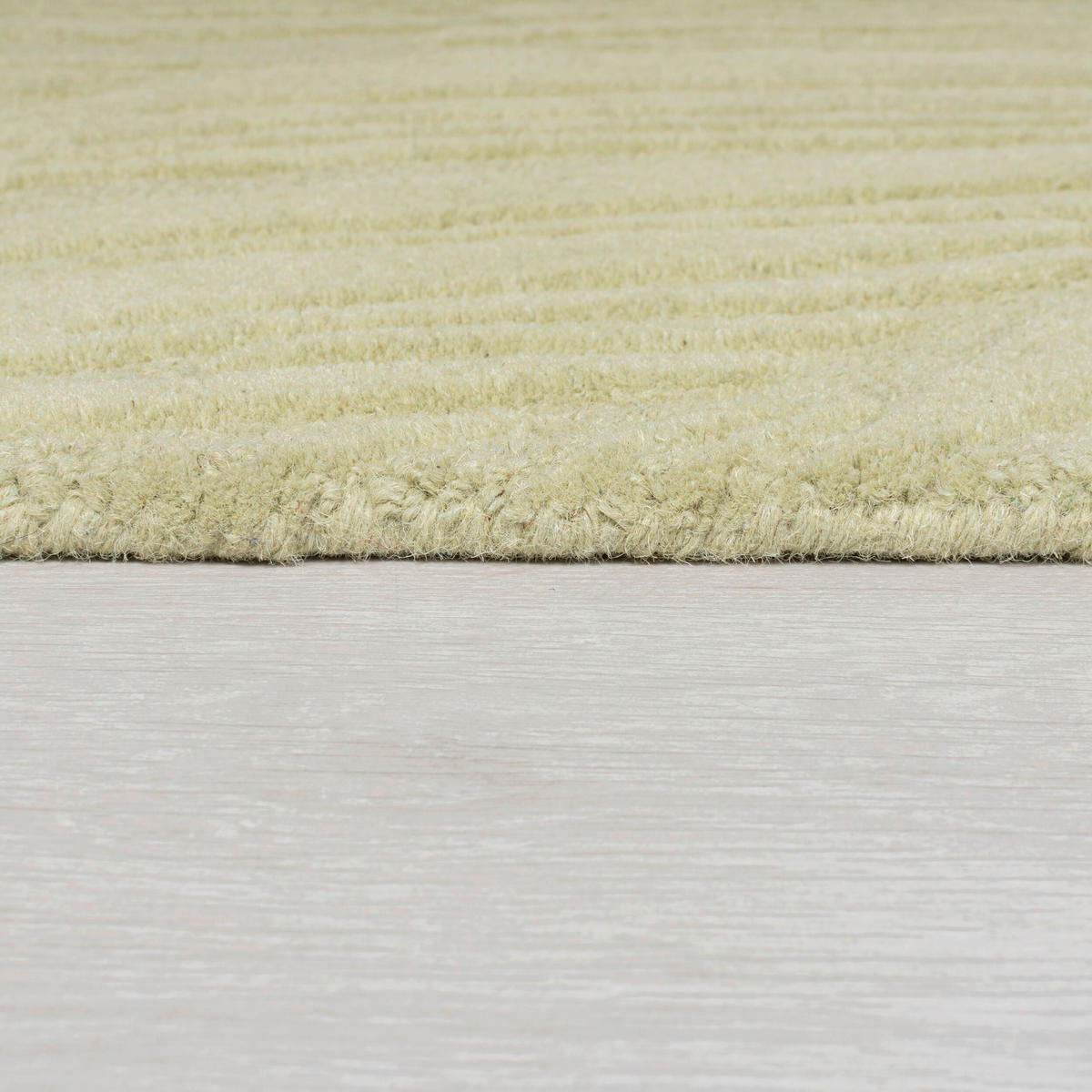 WOLLTEPPICH 200/290 cm Solace Hellgrün  - Hellgrün, Basics, Textil (200/290cm) - Xora