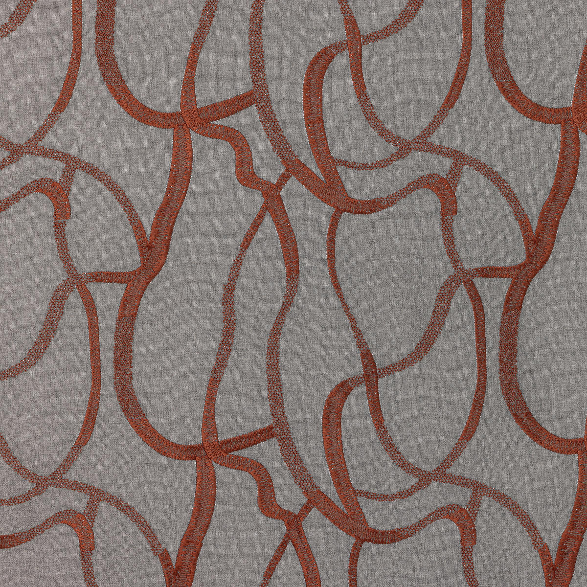 FERTIGVORHANG blickdicht  - Graubraun/Kupferfarben, Trend, Textil (135/245cm) - Esposa