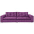 SOFA in Textil Violett - Violett/Schwarz, Design, Kunststoff/Textil (290/87/122cm) - Ambiente SOFA in Textil Violett - Violett/Schwarz, Design, Kunststoff/Textil (290/87/122cm) - Ambiente