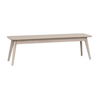 SITTBÄNK i trä ek Bianco  - ek Bianco, Design, trä (155/45/40cm) - Rowico