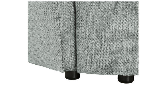 SCHLAFSOFA in Chenille Grau  - Schwarz/Grau, KONVENTIONELL, Kunststoff/Textil (238/74/107cm) - Carryhome