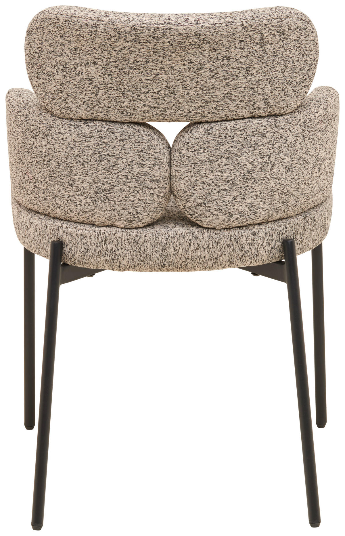 ŽIDLE S PODRUČKAMI, železo, tkaná látka, šedá - šedá/černá, Moderní, kov/textil (52/80/56cm) - MID.YOU