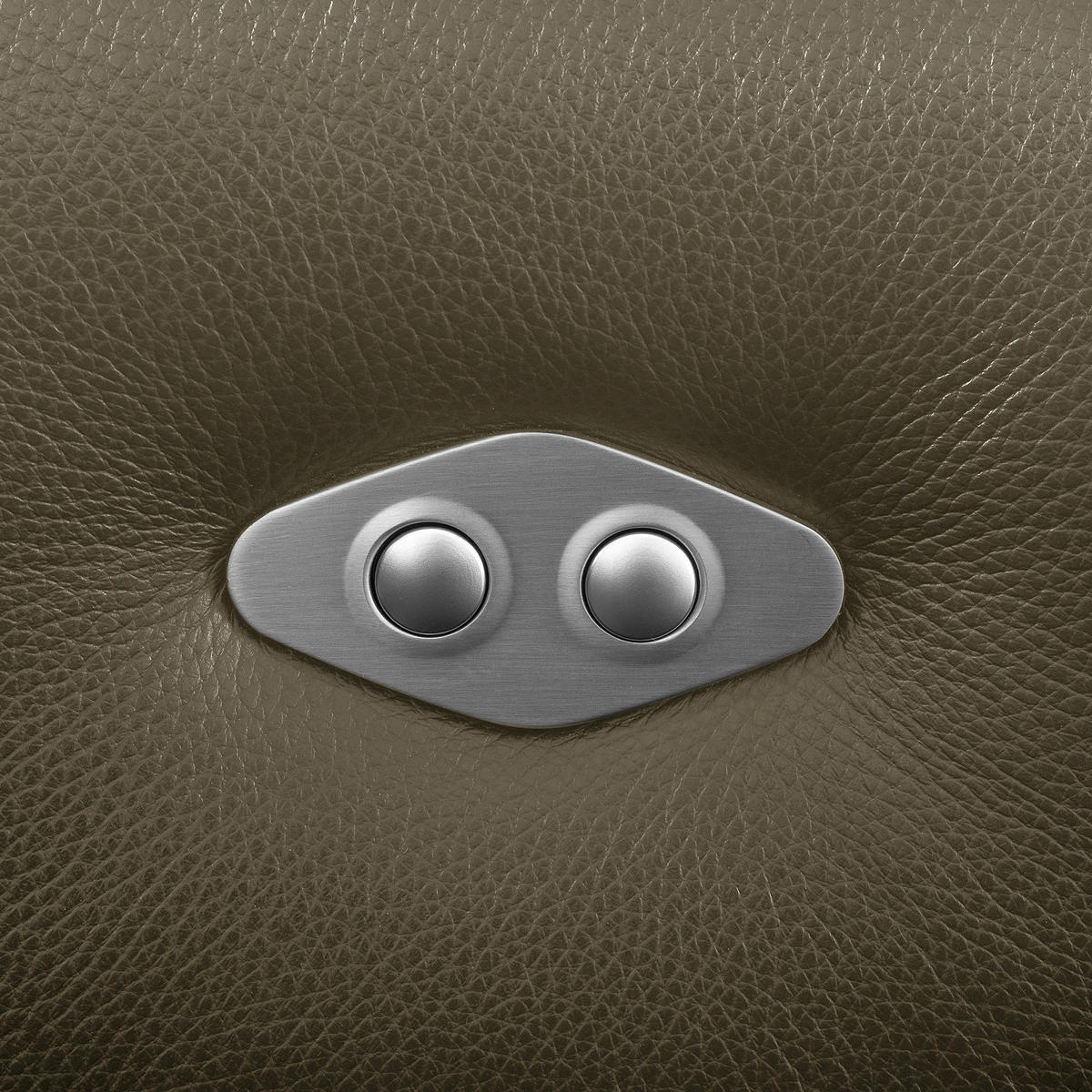ECKSOFA AVEIRO Taupe Echtleder Bettkasten, Kopfteilverstellung, Sitzvorzug  - Taupe/Schwarz, Design, Leder/Kunststoff (177/274cm) - Livetastic