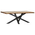 TISCHPLATTE      - Naturfarben, Design, Holz (200/100/5cm) - Landscape