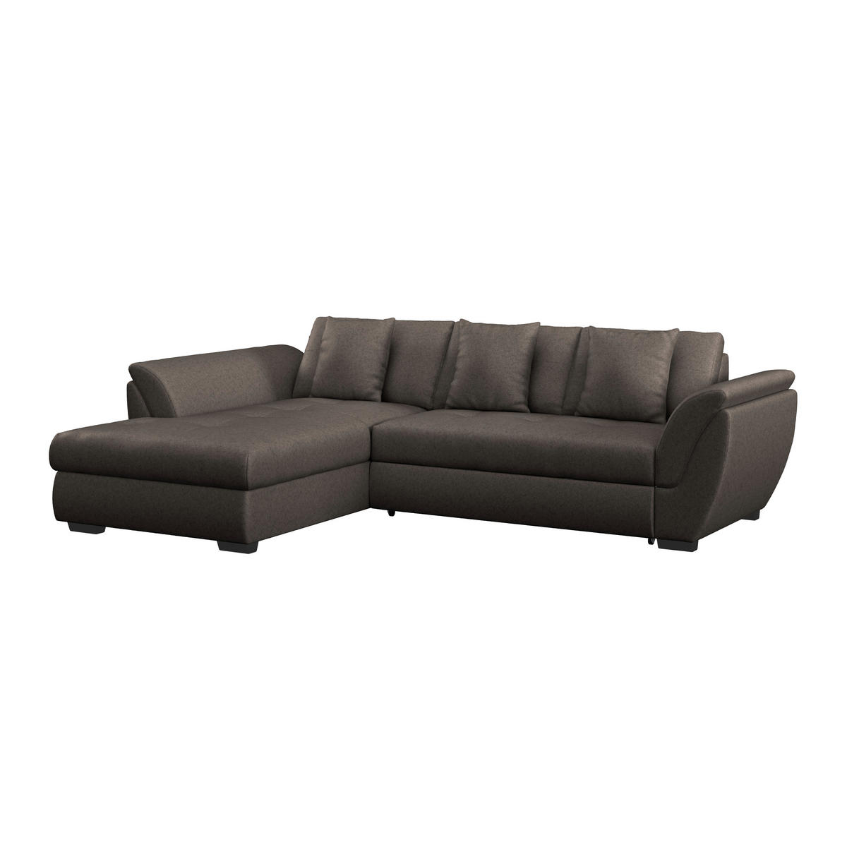 HÖRNSOFFA i vävt tyg brun  - brun, Design (187/278cm) - Livetastic