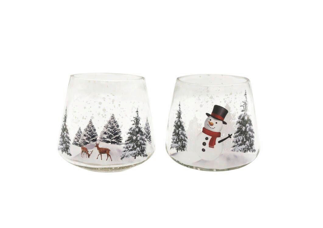 Suport Sticlă Xmassale - străveziu, Design, sticlă (12/11cm) - X-Mas