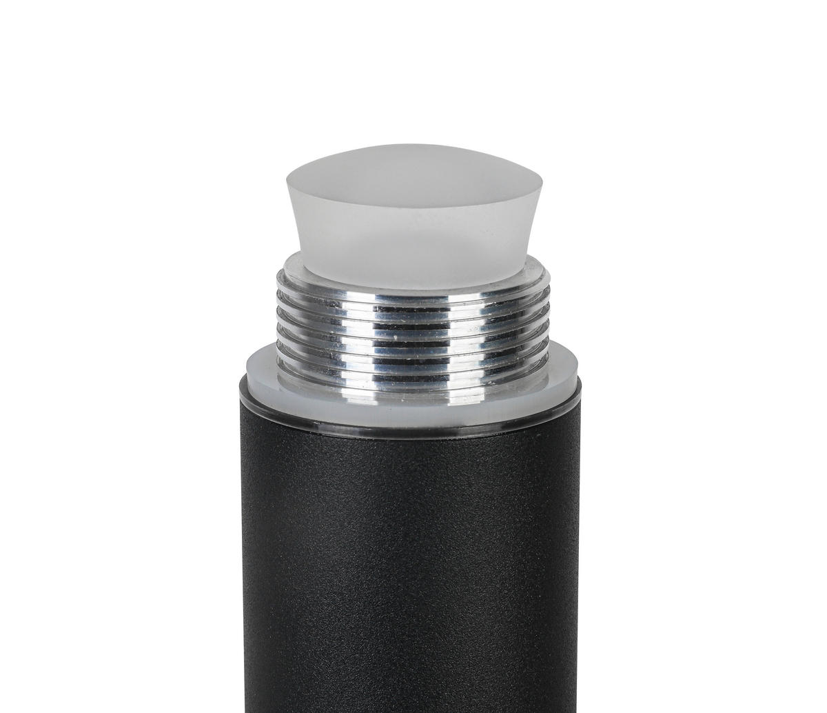 AKKU-TISCHLEUCHTE 20/42 cm  - Bernsteinfarben/Schwarz, Design, Glas/Kunststoff (20/42cm) - Dieter Knoll