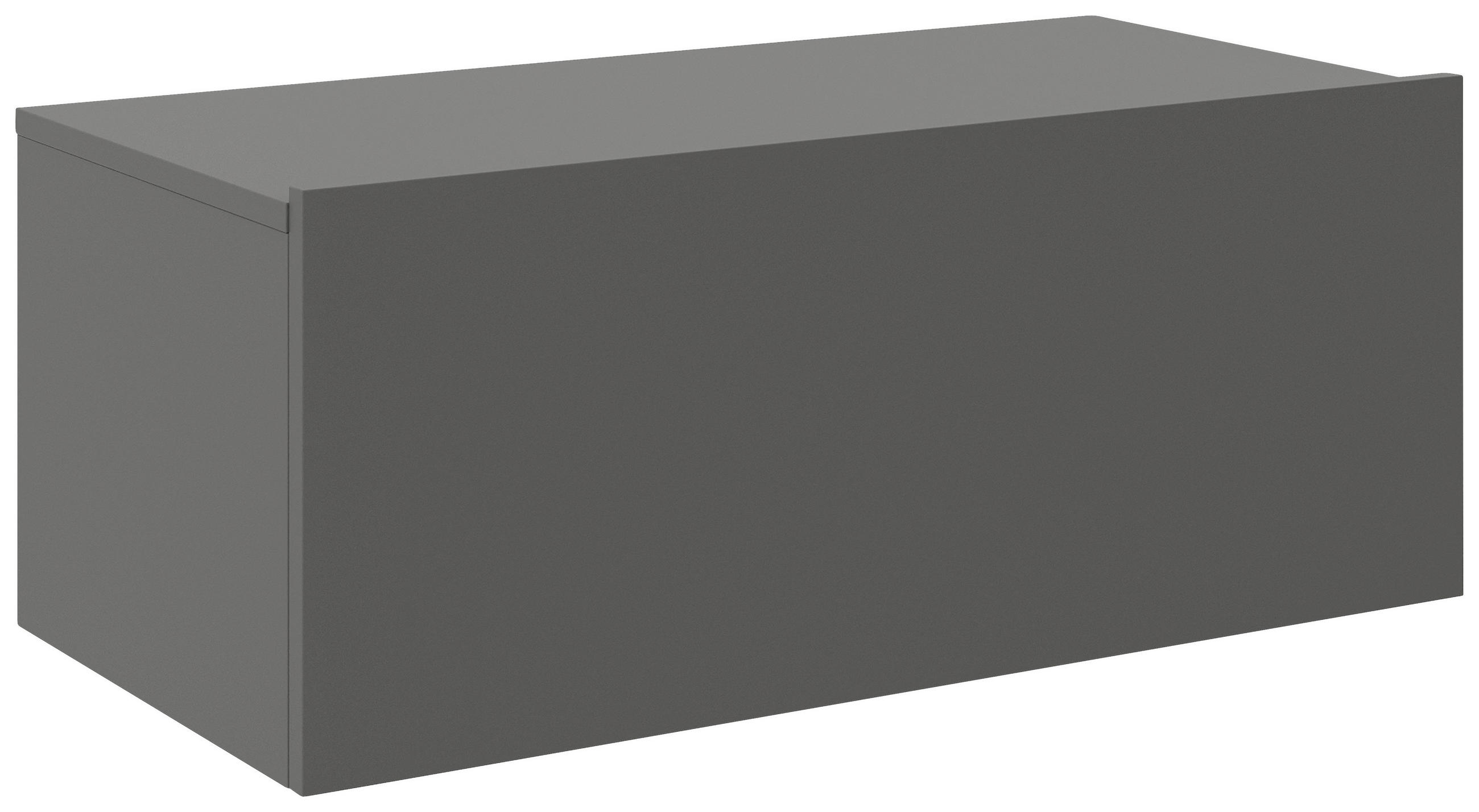 WANDKONSOLE Holzwerkstoff Anthrazit  - Anthrazit, MODERN, Holzwerkstoff (80/31,7/36,6cm) - Xora