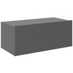 WANDKONSOLE Holzwerkstoff Anthrazit  - Anthrazit, MODERN, Holzwerkstoff (80/31,7/36,6cm) - Xora