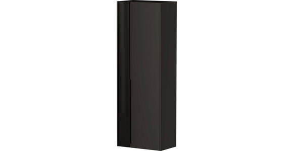 GARDEROBENSCHRANK 58/165/34 cm - Anthrazit/Schwarz, Design, Glas/Holzwerkstoff (58/165/34cm) - Dieter Knoll