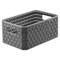 KORB - Dunkelgrau, Konventionell, Kunststoff (28/18,5/12,6cm) - Rotho