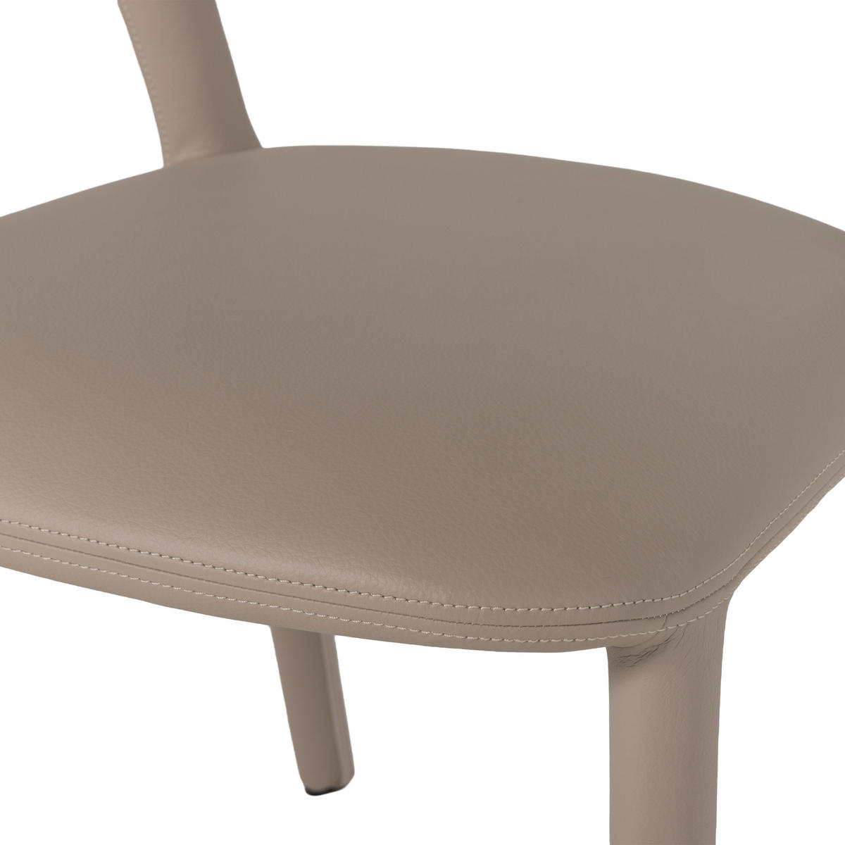 STUHL-SET 2 Stück  in Lederlook  - Sandfarben/Hellbraun, MODERN, Kunststoff/Textil (51cm) - Livetastic