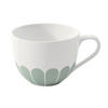 KAFFEETASSE Fleur Vert 160 ml  - Salbeigrün/Weiß, MODERN, Keramik (11,5/8,5/6,5cm) - Villeroy & Boch
