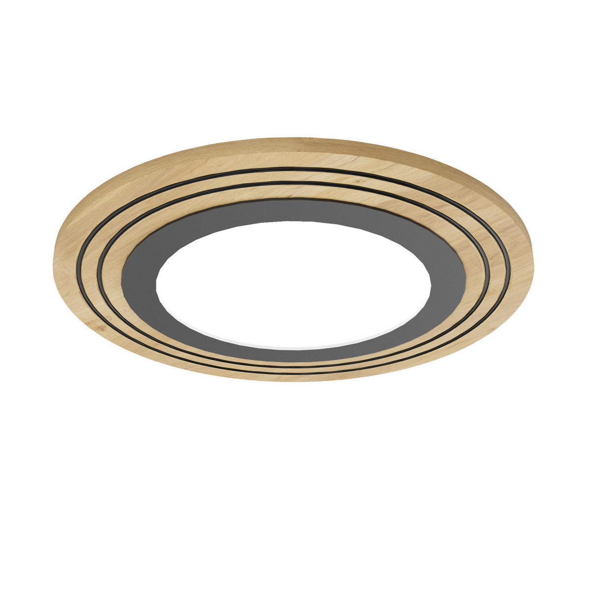 LED-DECKENLEUCHTE 38/38/5 cm   - Eichefarben, Natur, Holz (38/38/5cm)