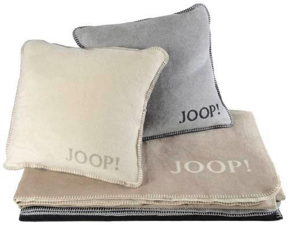 KISSENHÜLLE UNI DOUBLEFACE 50/50 cm  - Sandfarben/Naturfarben, Design, Textil (50/50cm) - Joop!