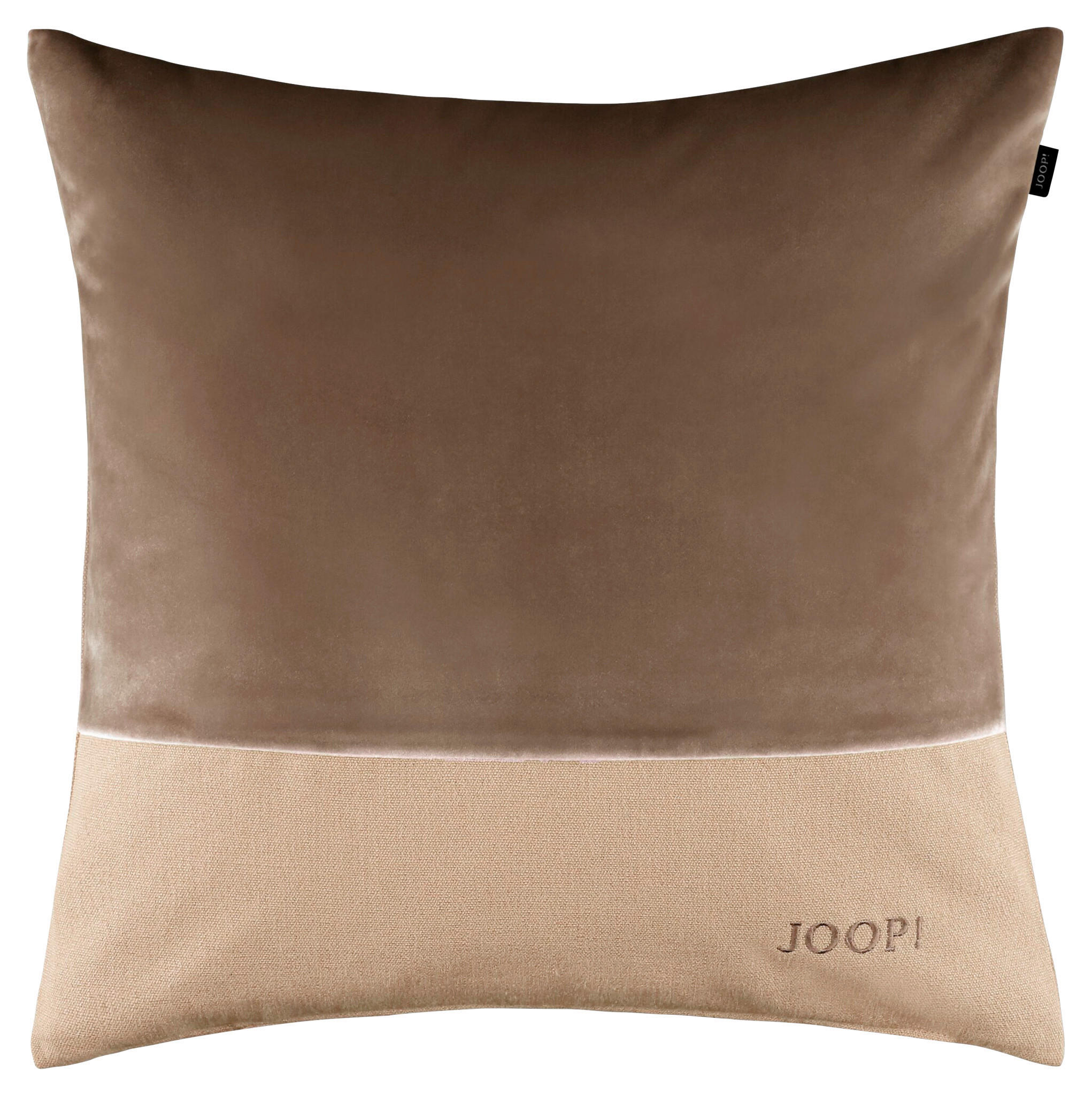 KISSENHÜLLE J!Split nude 50/50 cm  - Cognac, Design, Textil (50/50cm) - Joop!