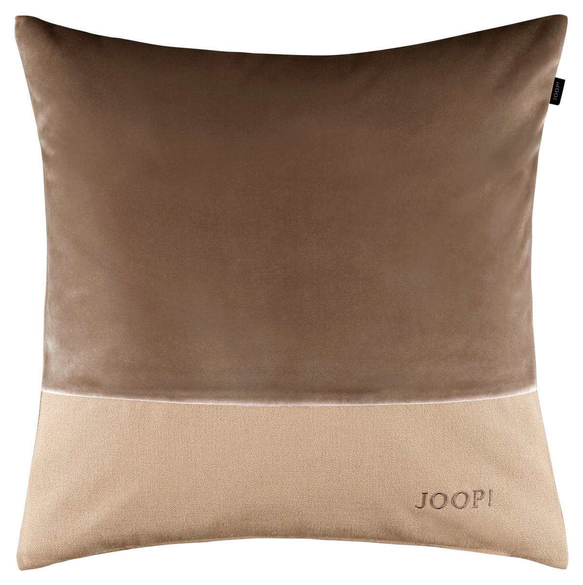 KISSENHÜLLE J!Split nude 50/50 cm  - Cognac, Design, Textil (50/50cm) - Joop!