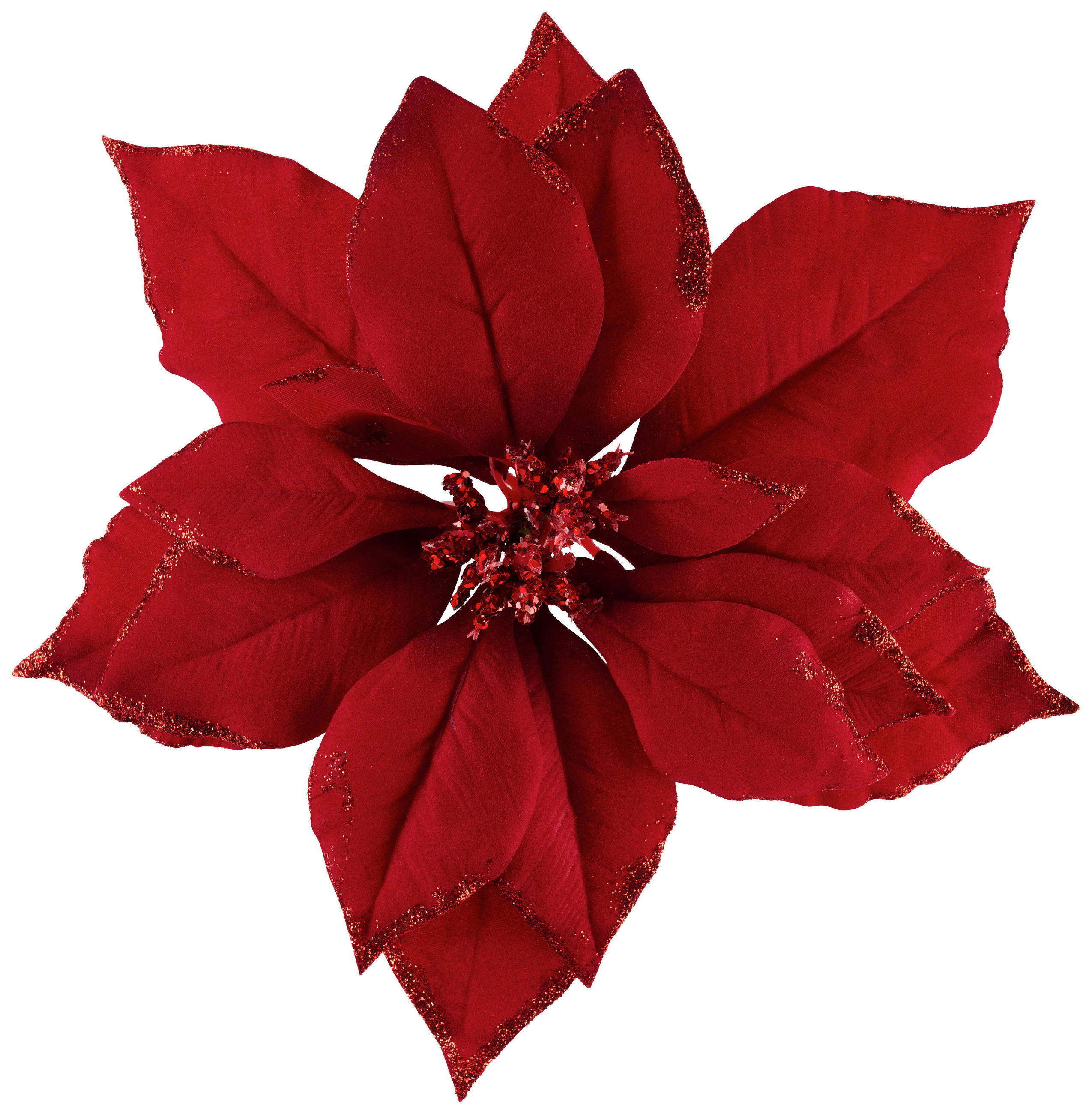 KUNSTBLUME - Rot, Lifestyle, Textil (24cm)