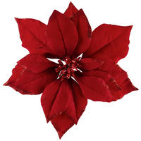 KUNSTBLUME - Rot, Lifestyle, Textil (24cm)