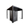 PERGOLA-SEITENTEIL 123,5/240/10 cm  - Anthrazit, MODERN, Metall (123,5/240/10cm) - Gardenson