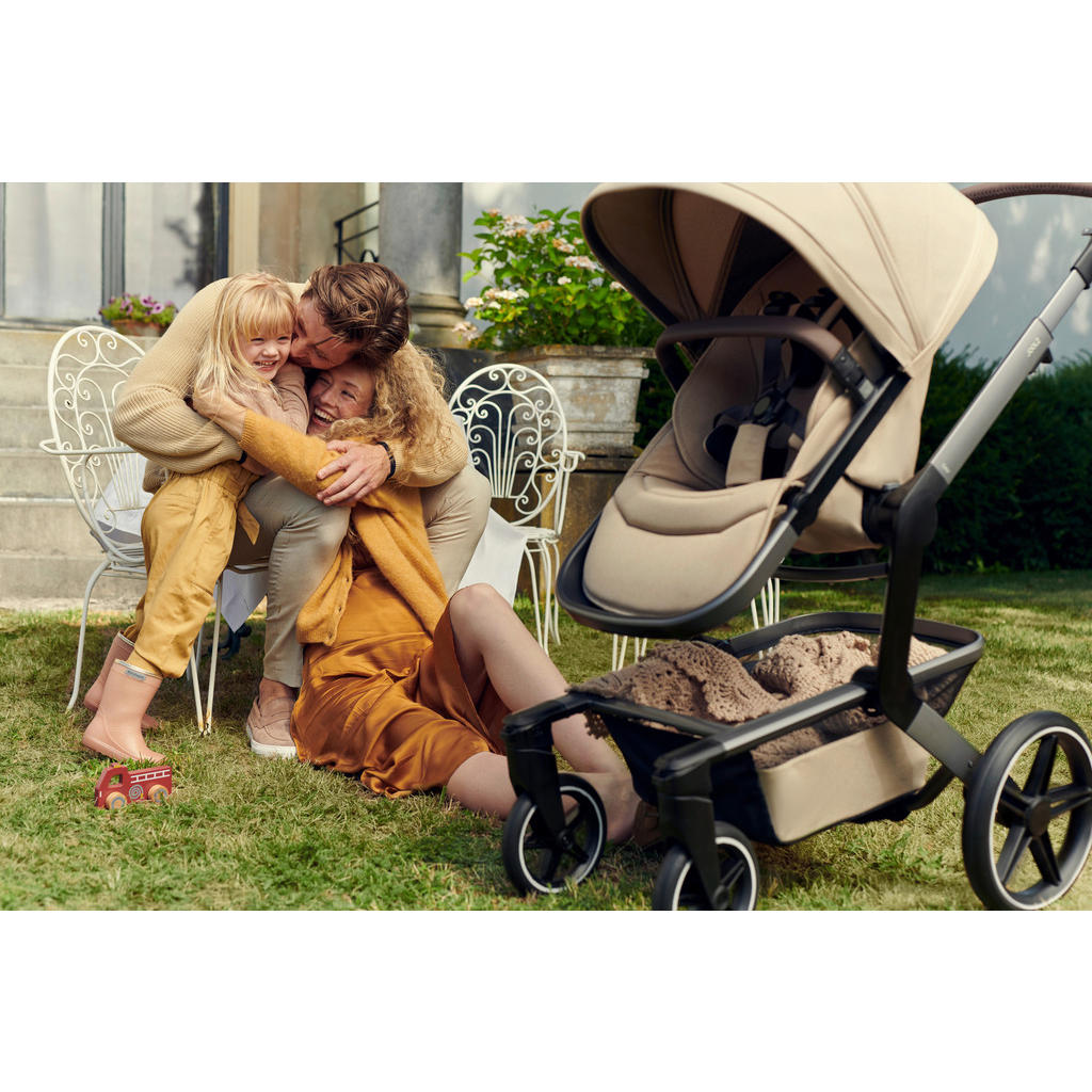 Thumbnail - Joolz Kinderwagen Day 5, Olivgrün, Textil, 94x60x113 cm, Feststellbremse, Federung, 5-Punkte-Gurt, für Babyschale geeign...