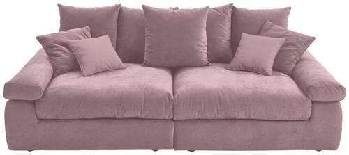 BIGSOFA Feincord Rosa  - Schwarz/Rosa, Design, Kunststoff/Textil (260/90/140cm) - Carryhome