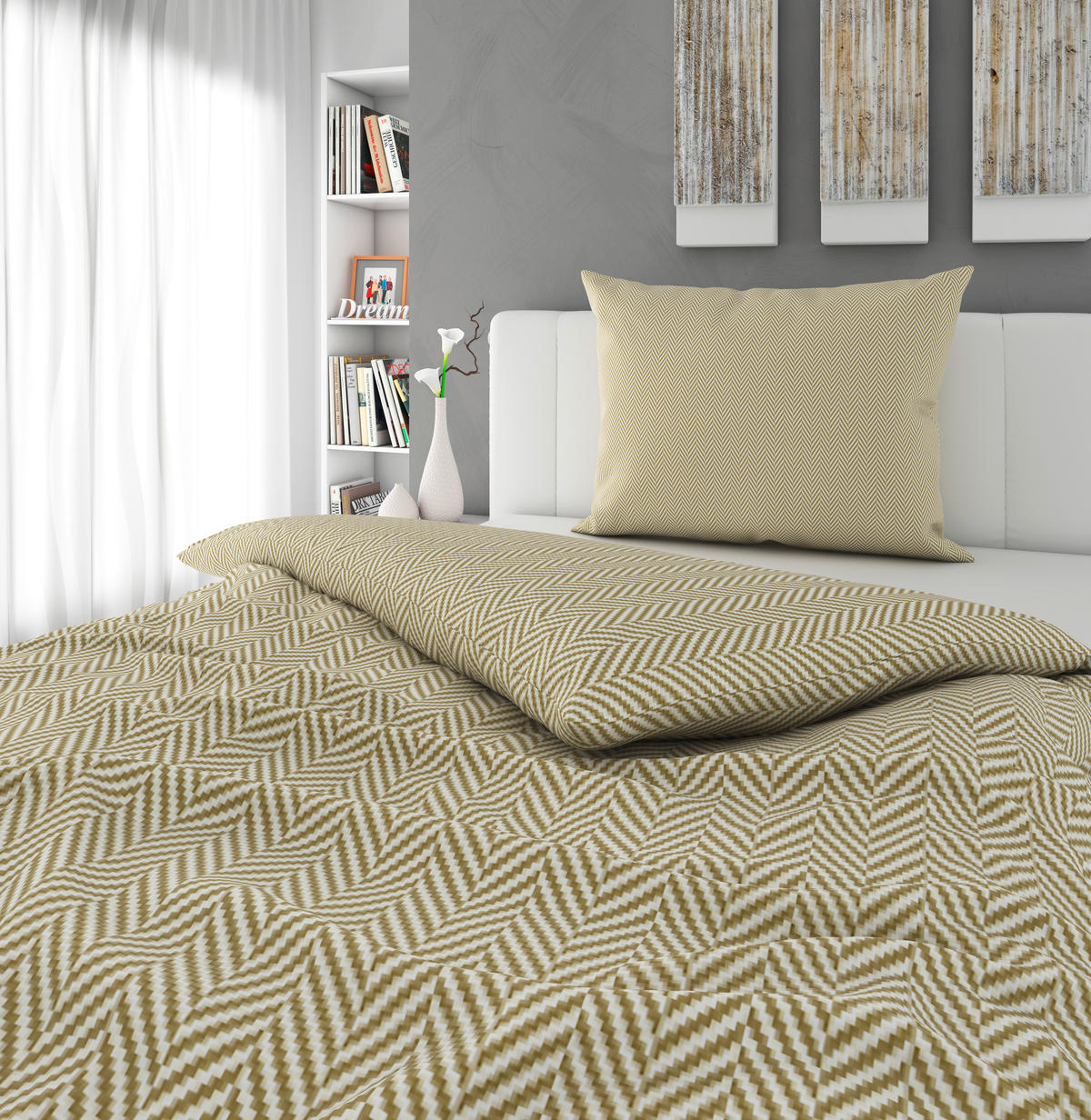 POSTELJNINA 140/200 cm flanela bela  - bela, tekstil (140/200cm) - Novel