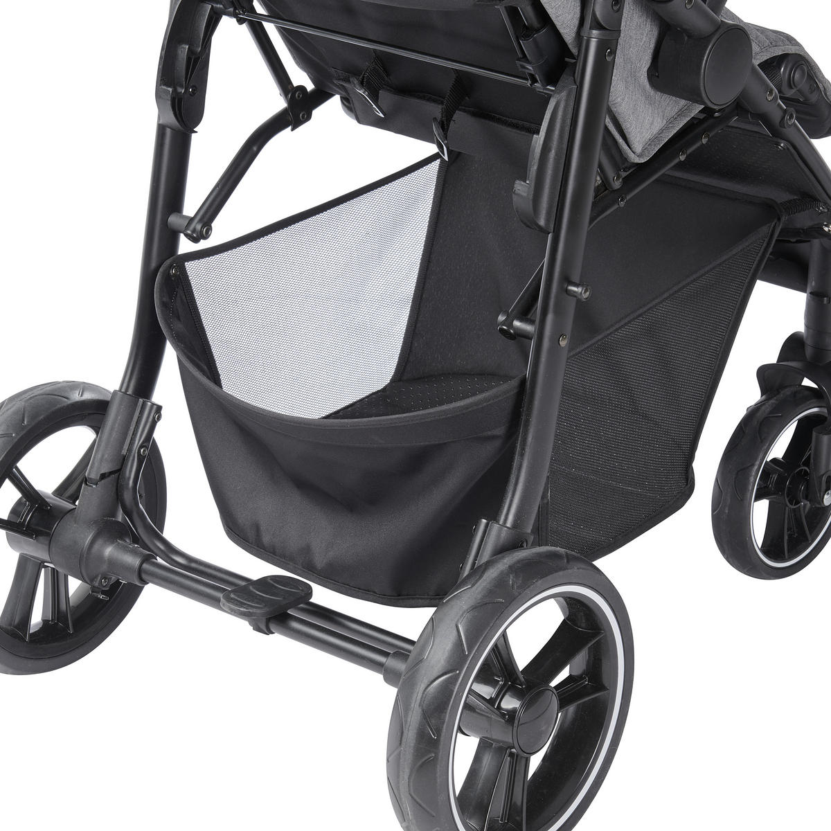 VOZIČEK MARELA  Spirit XL  siva  - črna/siva, Basics, kovina/tekstil (74/33/105cm) - Jimmylee