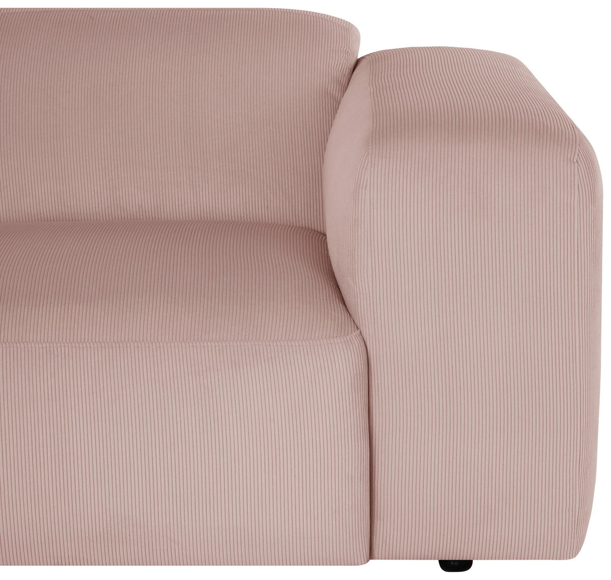 HÖRNSOFFA i manchester rosa  - svart/rosa, Design, textil/plast (170/252cm) - MID.YOU