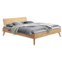 BETT 200/200 cm,  in Eiche Bianco,  - Eiche Bianco/Eichefarben, Natur, Holz (200/200cm) - Hasena