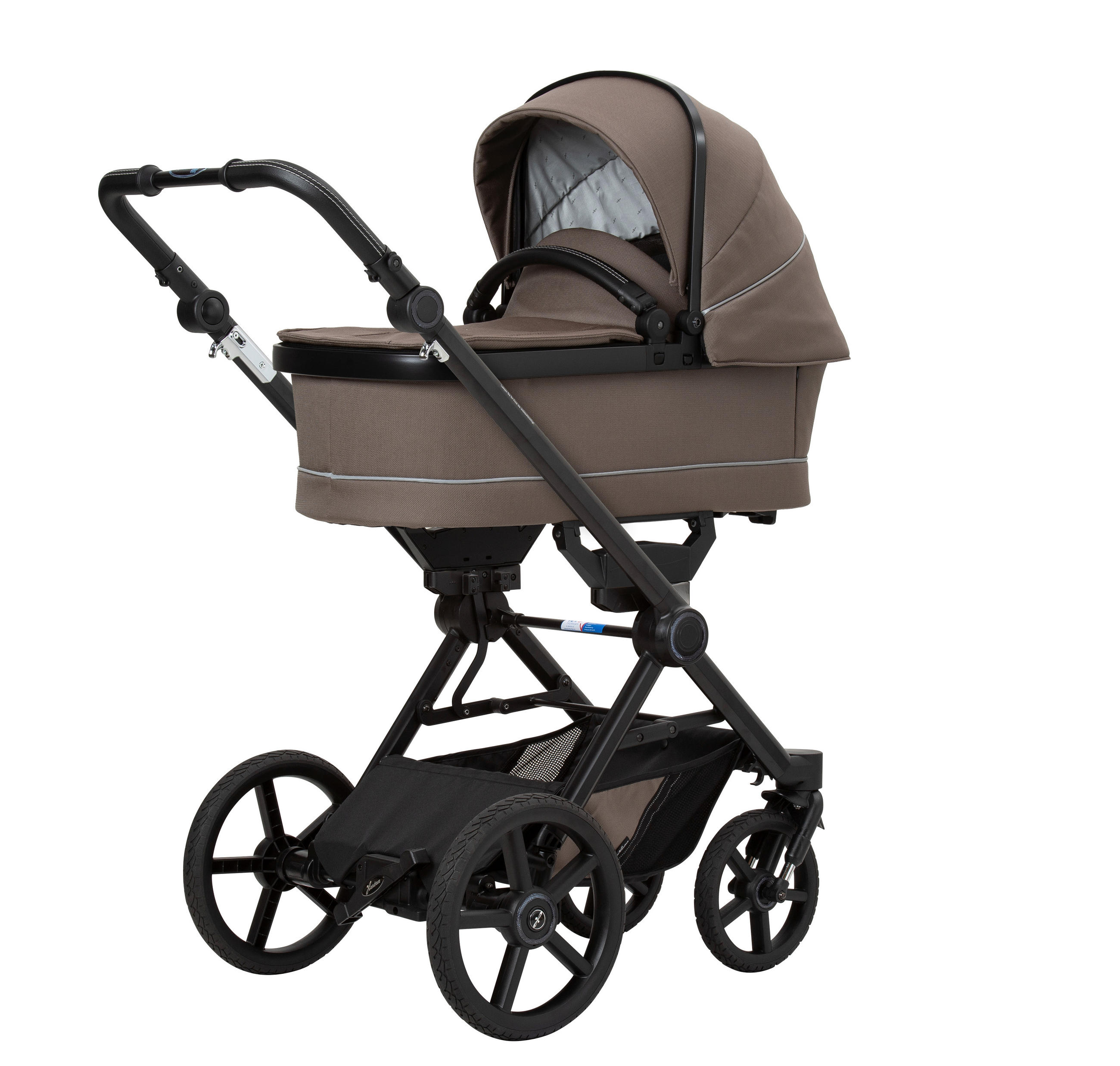 KINDERWAGENSET  Ivy GTR Outdoor  Toffee  - Schwarz/Cappuccino, Basics, Textil (58/116/96cm) - Hartan